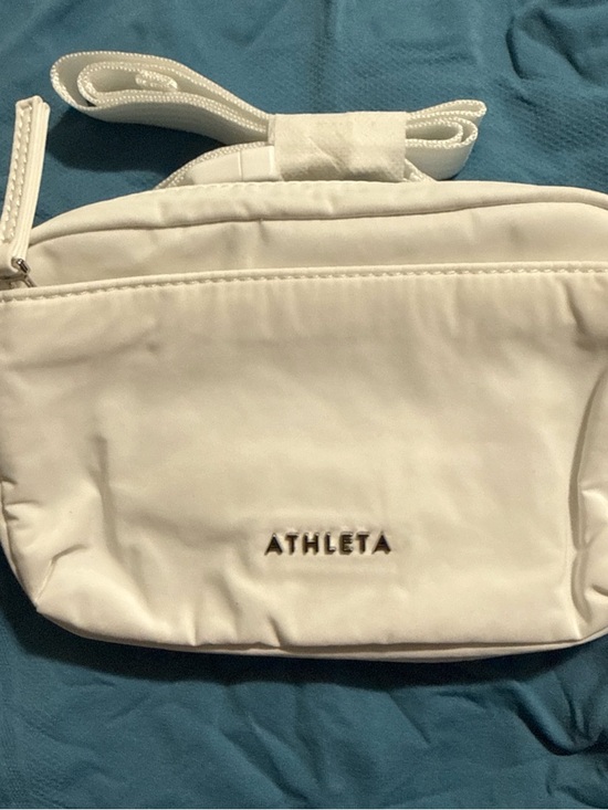 Athleta Handbags - Athleta White Crossbody Pouch with Adjustable Strap